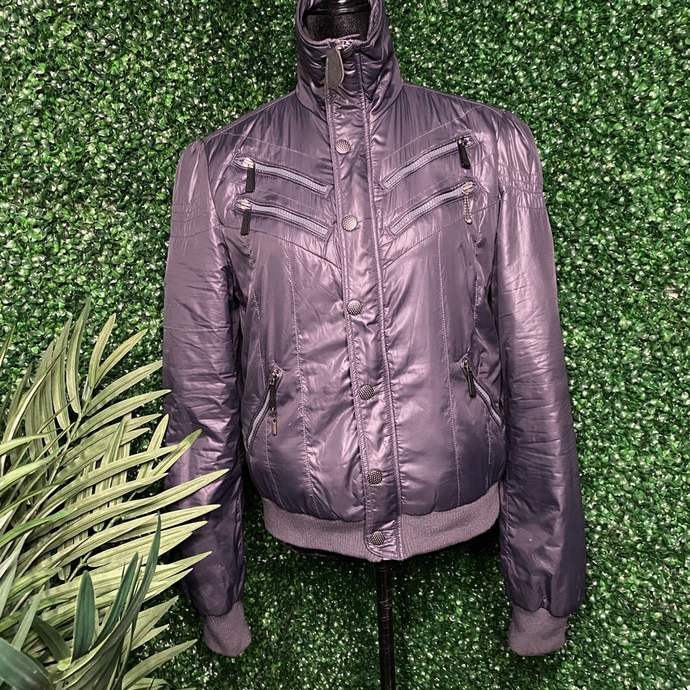 Deisel Women's Bomber Jacket in Deep Gray